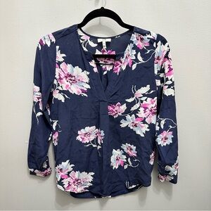 Joie Floral Silk Blouse